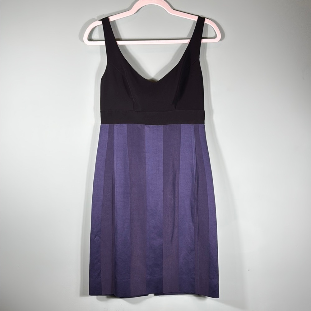 Narciso Rodriguez Cotton/Linen Black and Navy Dress
